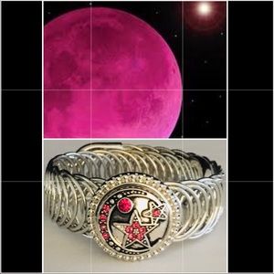 Sliver snap charm bracelet $SALE$